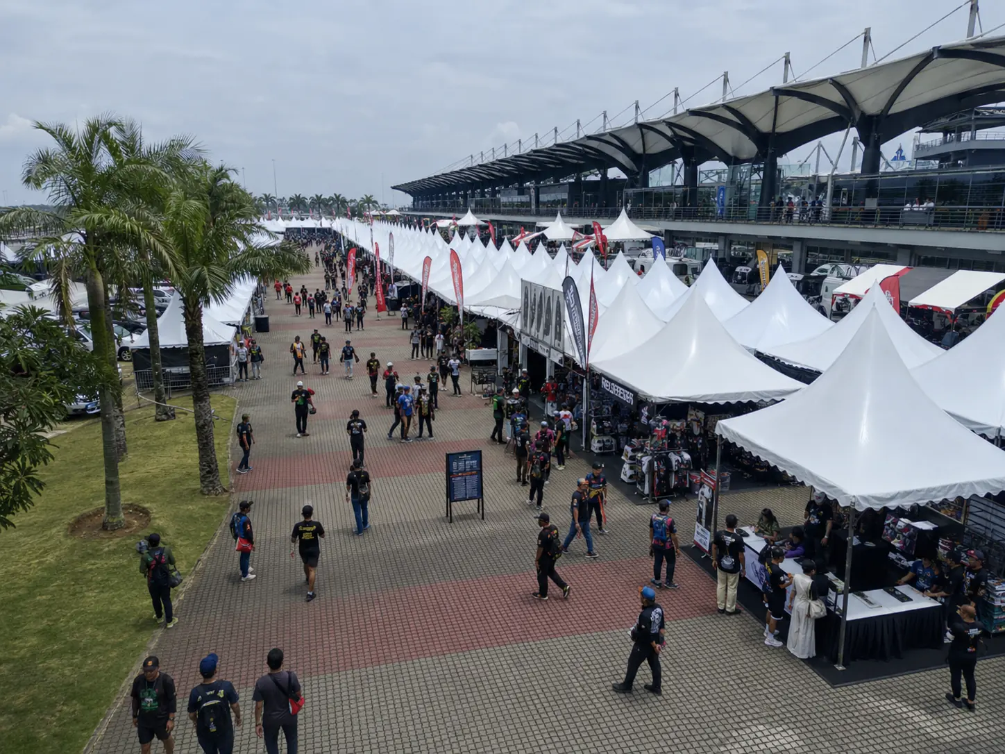 Bazaar Canopy Rental Malaysia setup photo